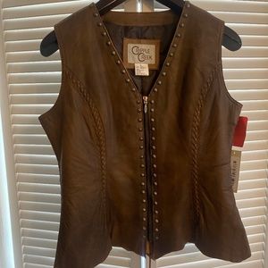 leather vest